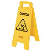 Floor sign slippery floor multilingual