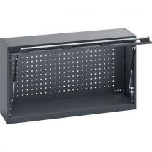 Bott - All dark grey lift wall cabinet +perfo back 600x1050x325mm