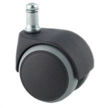 Office chair castors col.:black;grey diam.:50 mm