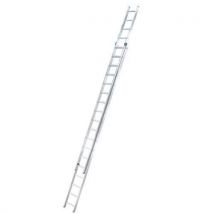 Hailo profistep duo 18 rung aluminium extending ladder