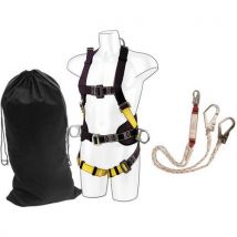 Scaffolding kit - harness+lanyard+scaffold hooks - portwest