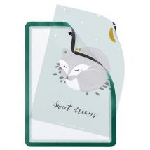 Magneto frame display pocket magnetic back a4 green