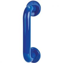 Straight pull handle220 x 34mmconcealed fixingcobalt blue