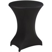 Cover table pedestal col.:noir dia: 80-85 cm