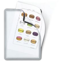 Magneto frame display pocket magnetic back a4 grey