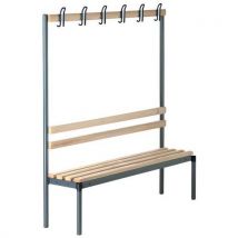 Bench and coat hook combination 6 hooks