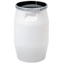 Fully opening drum white 100 l non-approved