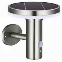 Solar-powered led wall light with motion detector - devils