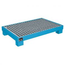 Blue 72-l spill tray with grating
