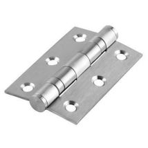 Twin ball bearing hinge75 x 50 x 2mmsatin stainless steel
