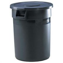 Grey Round Brute Container 121 L by Rubbermaid