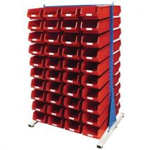 Double Sided Spacemaster with 80x TC4 Red Bins by Barton