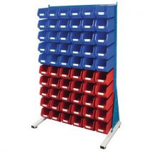Single Sided Spacemaster 30xTC3 Red Bins + 30xTC3 Blue Bin by Barton