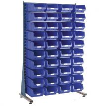 Single Sided Spacemaster with 40 x TC4 Blue Bins by Barton
