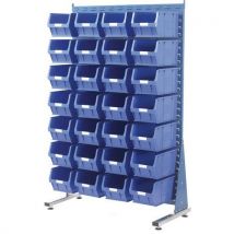 Single Sided Spacemaster with 28 x TC5 Blue Bins by Barton
