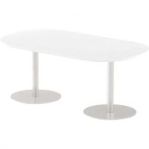 Italia poseur boardroom table 725x1800mm white