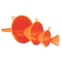 Assorted Polyethylene Funnel Pack of 4