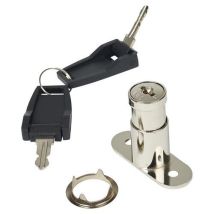 Pressure lock - keyed alike 19x23 mm chrome