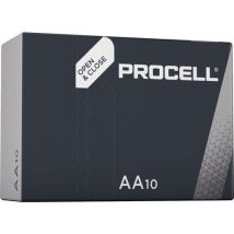 Ten procell alkaline batteries - aa