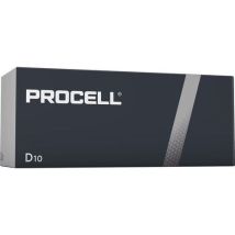 Ten procell alkaline batteries - d