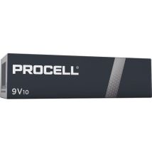 Ten procell alkaline batteries - 9v