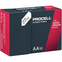 Ten procell intense alkaline batteries - aa