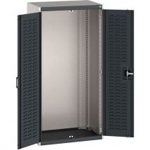 Bott - Dark grey cubio cnc louvre door cupboard 1600x800x525mm