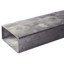 Steel sign support h=3.5 m 80x40 mm