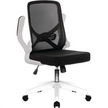 Mesh back folding office chair - black - eliza tinsley