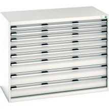 Bott - Cubio grey 8 drawer cabinet 1000x1300x650mm