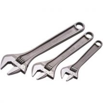 3 piece adjustable wrench set -150mm & 200mm & 250mm - bahco