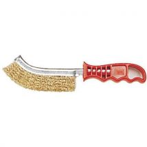 Hard steel convex brush