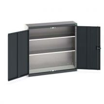 Bott - Dark grey cubio 2 shelf cupboard 1000x1050x325mm