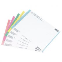 Sheet of 25 n0 assorted labels for drawers