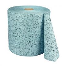 Roll of non-woven cloths 500 sheets blue 32x35 cm