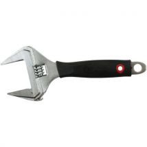 Compact extra-wide tapered adjustable wrench 34 mm 165 mm