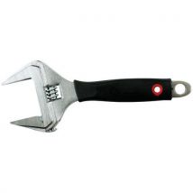 Compact extra-wide tapered adjustable wrench 38.5 mm 210 mm