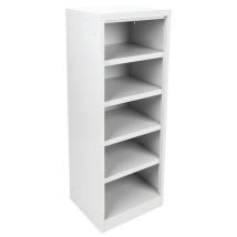 Storage column 5 compartments grey h x w x d: 103.5 x 41 x 34.5 cm