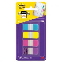 4 dispensers for post-it mini rigid assorted index tabs