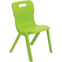 11 to 14 years lime green one piece chair