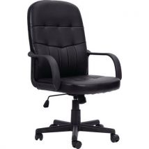 Tummel Black Leather Office Chair