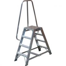 4 tread industrial double sided steps