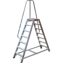 7 tread industrial double sided steps