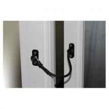 Jackloc permanent fixed window restrictor black