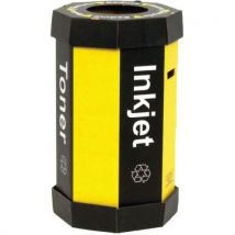 Cardboard bins for printer ink cartridge disposal