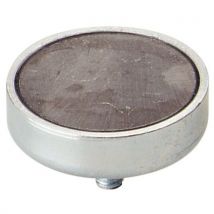 Ferrite pot magnet diameter 22 with threaded rod m5