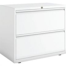 Bisley essentials 2 drawer unit 733x470x800mm white
