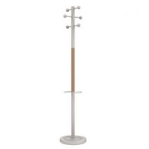 Access coat rack white/beech