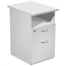 Solo tall filing cabinet white depth 80 cm