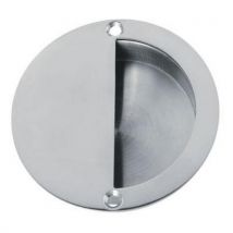 Circular flush cabinet handle90mmpolished stainless steel